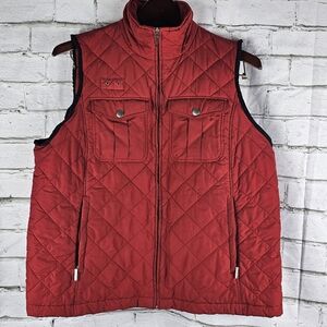 Ralph Lauren Quilted Red Vest with Tailored Fit